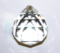 Preview: Kristallkugel Glas Anhänger Prisma - Ø 47 mm