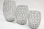 Preview: Teelichthalter Crystal Vase - 3er Set