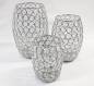 Preview: Teelichthalter Crystal Vase - 3er Set