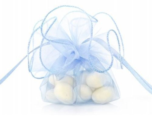 20x Organzabeutel Rund, Ø 6 cm