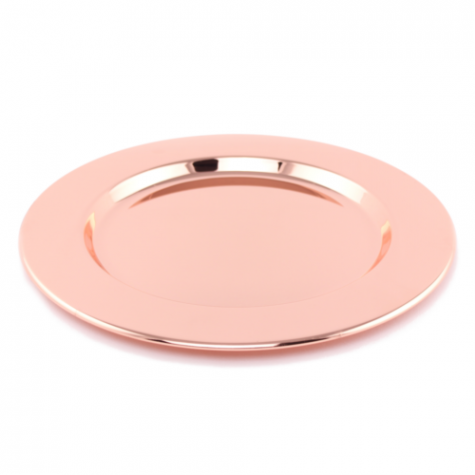 Platzteller aus Edelstahl (410) Ø 30 cm