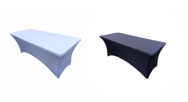 Bankett-Tischbezug Stretch 183x76x74